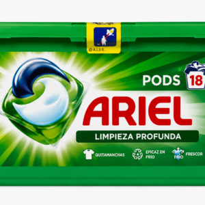 Ariel PODS | 18 UDS | Caja de 4 | Cápsulas/Pastillas