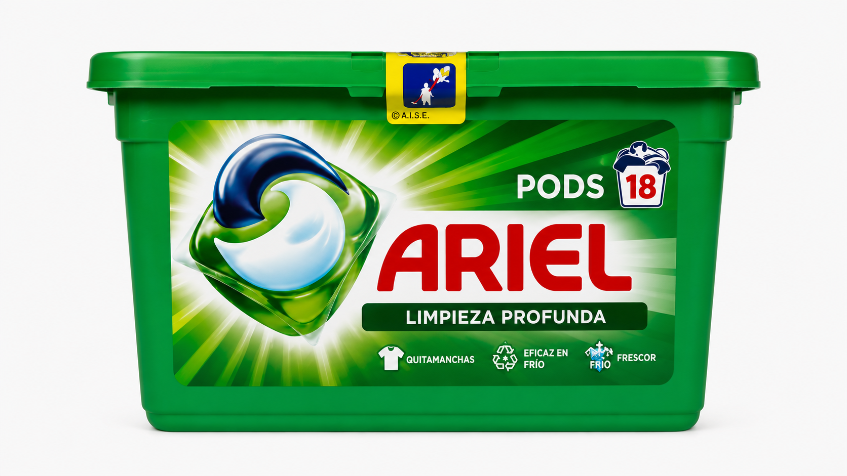 Ariel PODS | 18 UDS | Caja de 4 | Cápsulas/Pastillas - imagen 3
