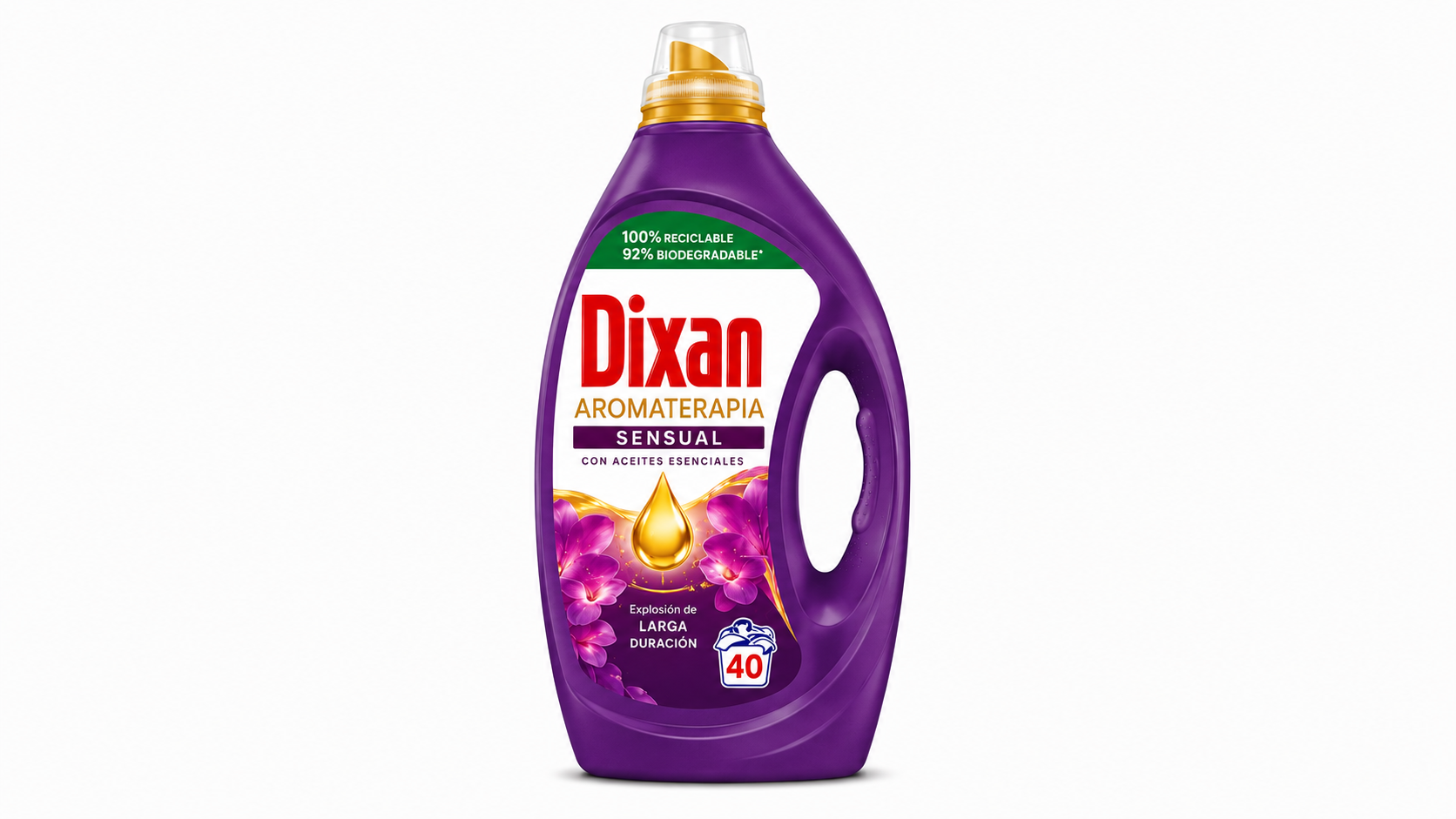 Dixan GEL Aromaterapia Sensual | Caja de 4 | Botella plástico - imagen 5