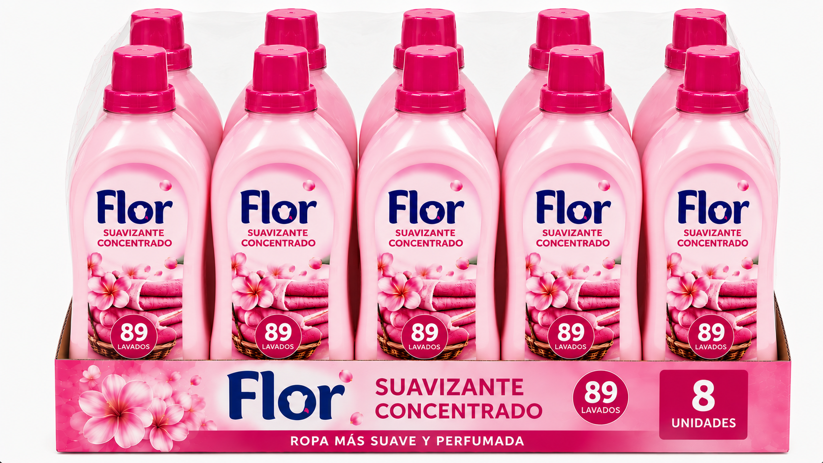 FLOR Suavz.conc | 89 LAV. / 1,602 L. | Caja de 8 - imagen 3