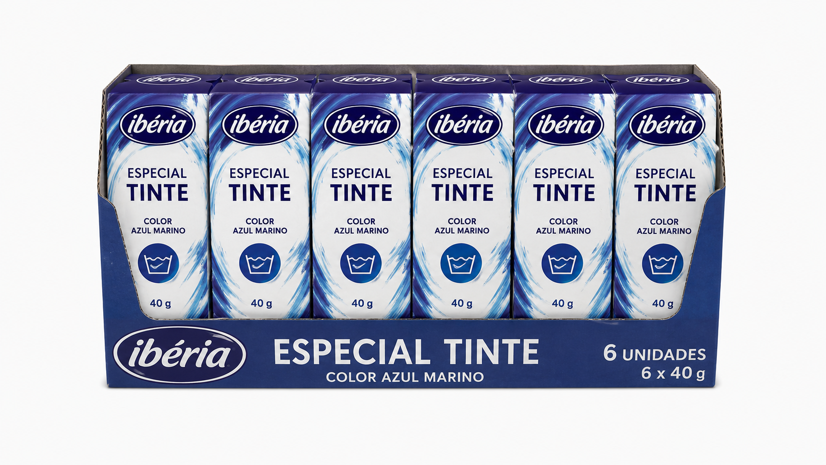 Iberia Tinte AZUL Marino 40º | Caja de 6