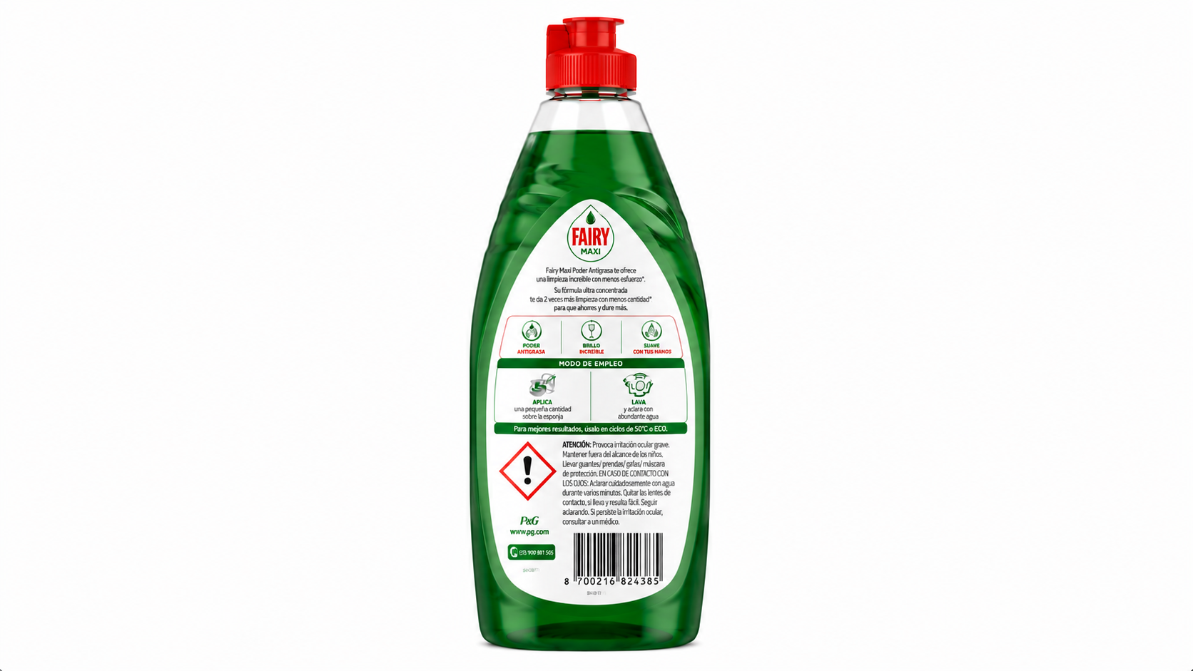 Fairy MAXI | 450 ML | Caja de 8 - imagen 2