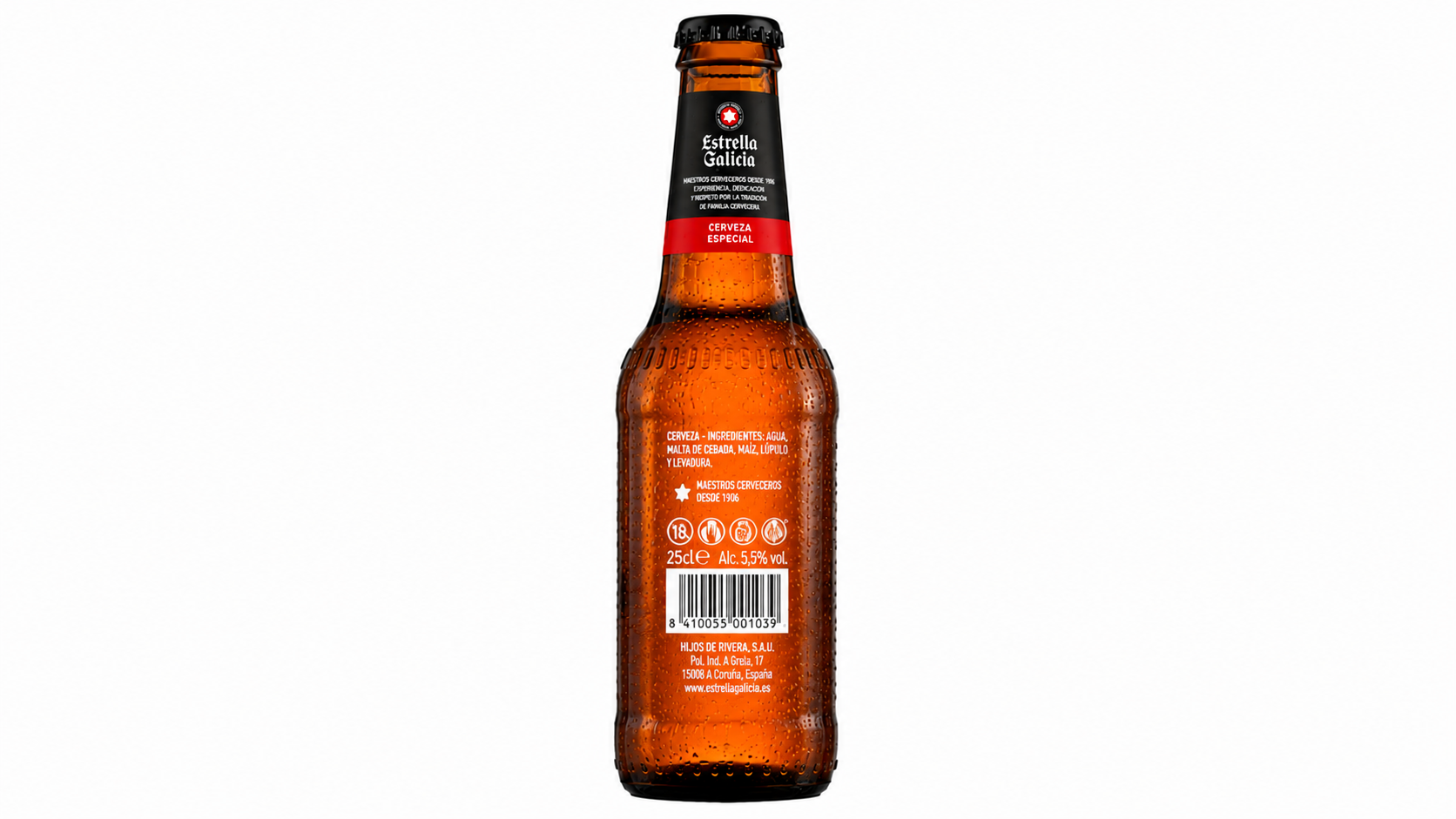 Cerveza Estrella Galicia (Rubia) | Caja de 24 Botellas (25 cl) - Cristal - imagen 11