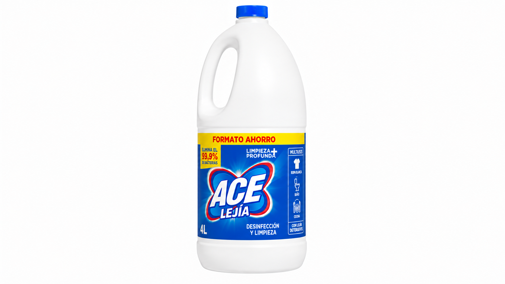 ACE Lejia | 4 L. | Caja de 4 | Botella plástico