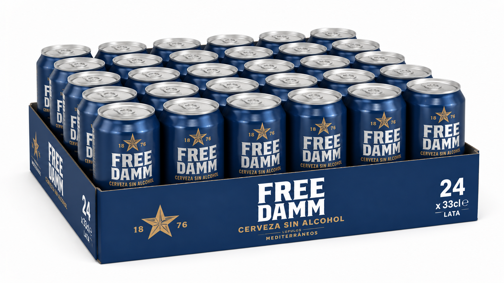 Cerveza Free Damm (Sin Alcohol) | Caja de 24 Latas (33 cl) - imagen 27