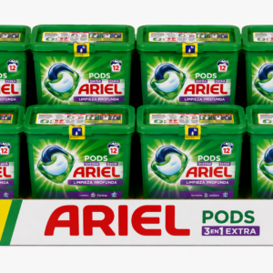 Ariel PODS 3EN1 Extra | 12 DOSIS | Caja de 8 | Cápsulas/Pastillas