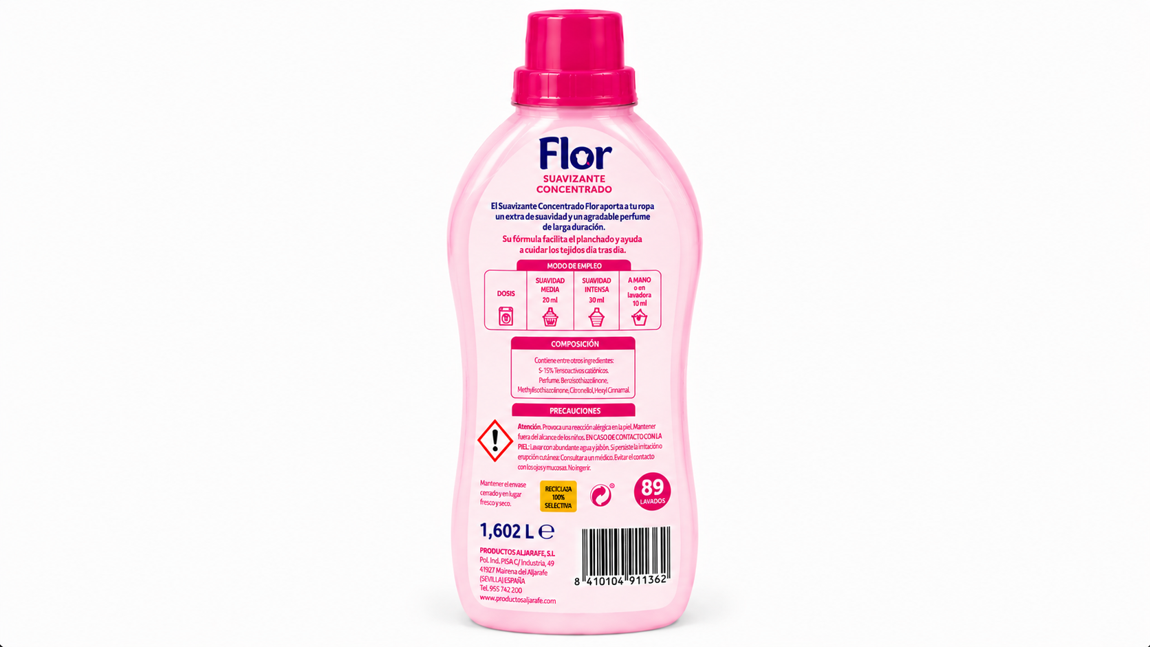 FLOR Suavz.conc | 89 LAV. / 1,602 L. | Caja de 8 - imagen 2