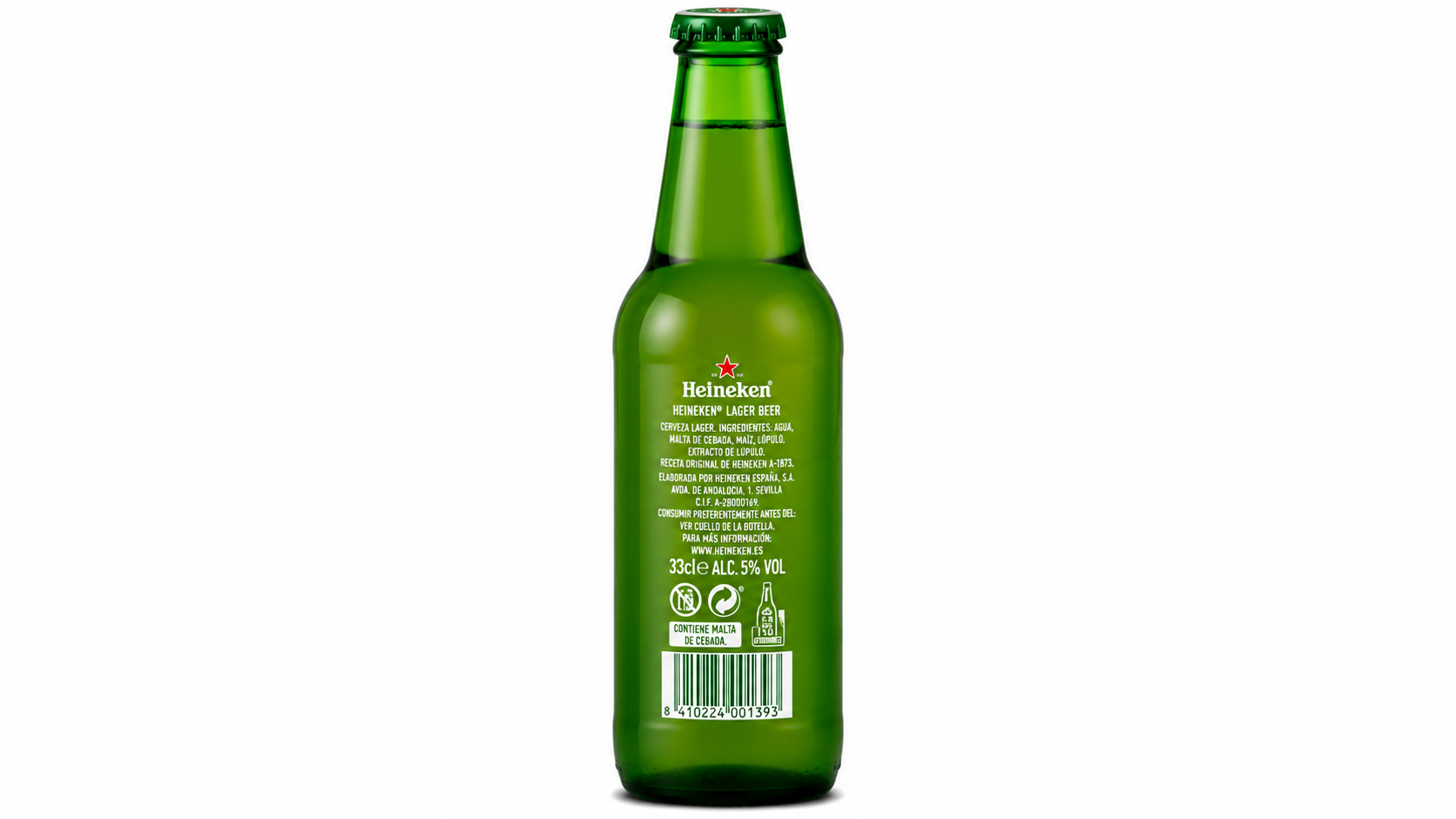 Cerveza Heineken (Rubia) | Caja de 24 Botellas (33 cl) - Cristal - imagen 15
