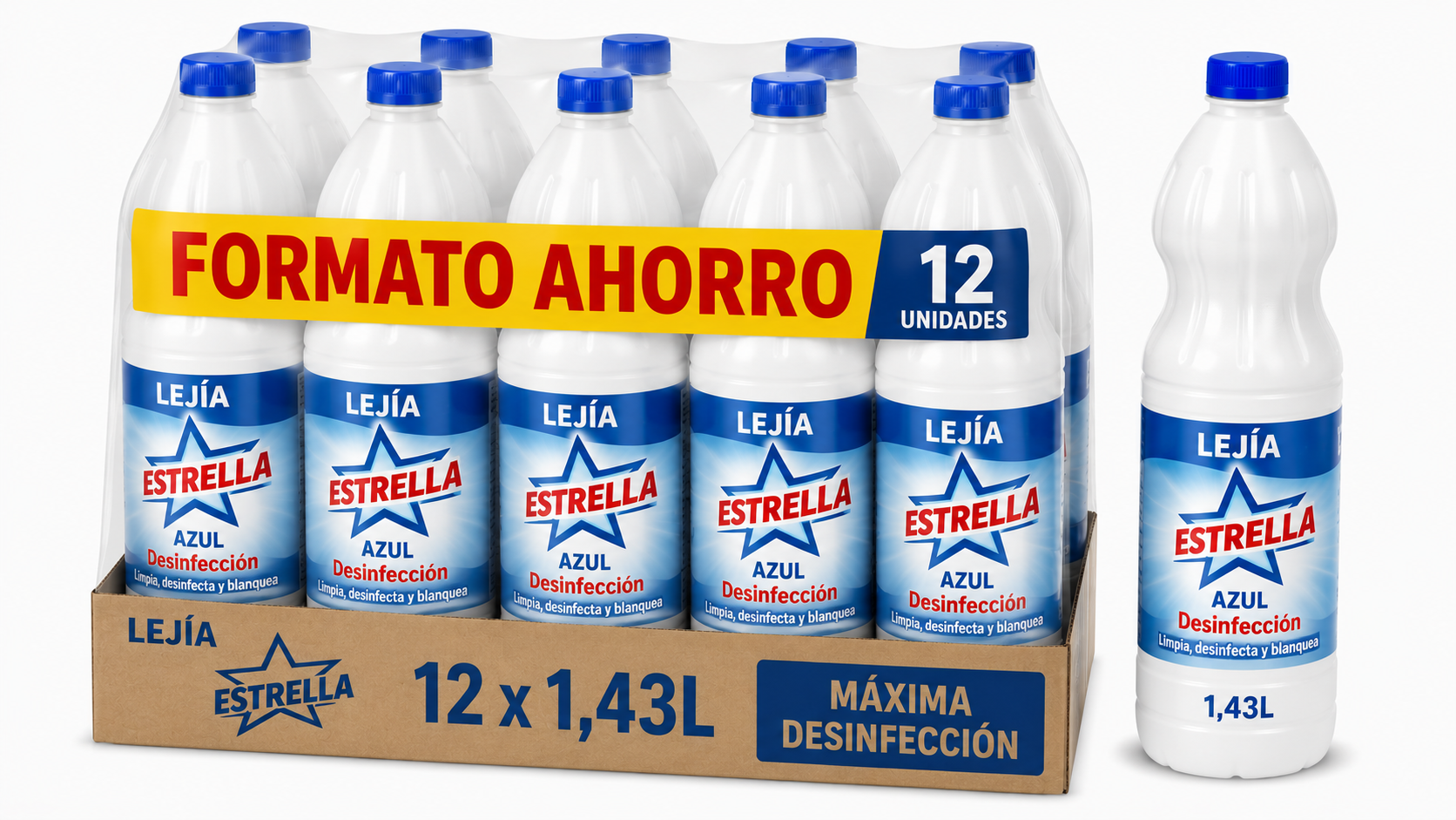 Estrella Lejia | 1,43L. | Caja de 12 | Botella plástico - imagen 13