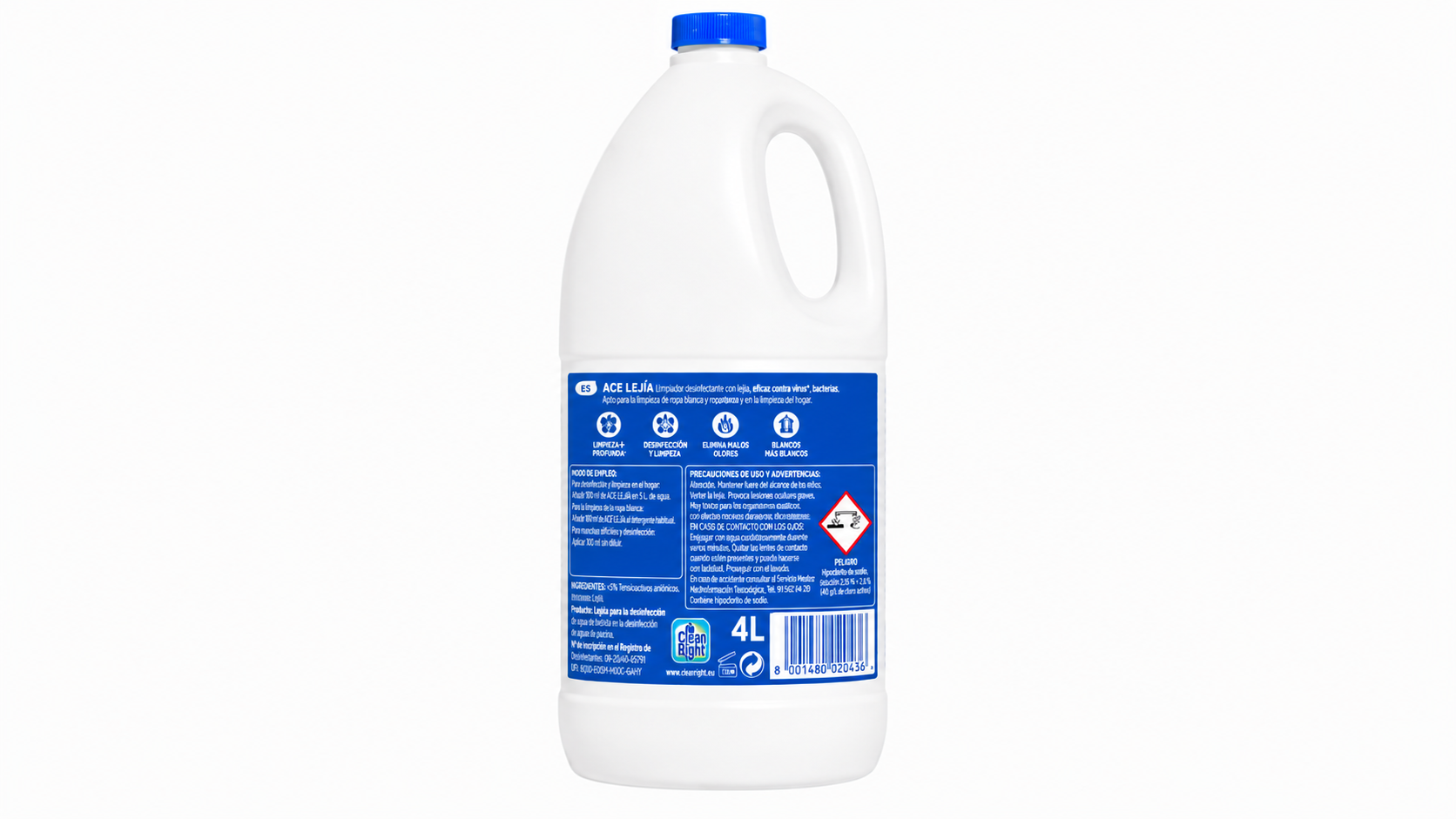 ACE Lejia | 4 L. | Caja de 4 | Botella plástico - imagen 7