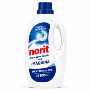 Norit Detergente Liquido Maquina | 1125 ML / 37 DOSIS | Caja de 12 | Botella plástico - imagen 5
