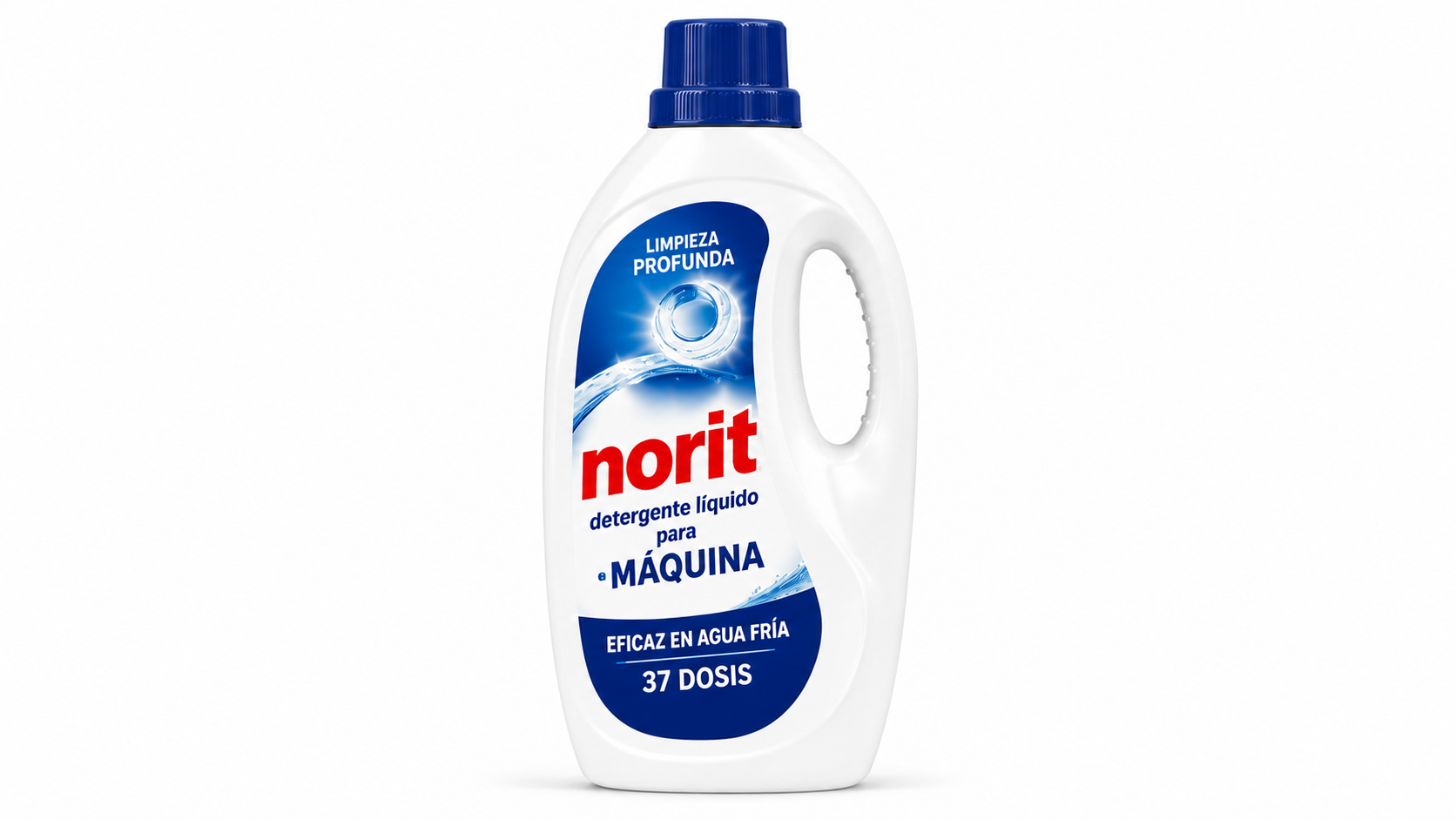 Norit Detergente Liquido Maquina | 1125 ML / 37 DOSIS | Caja de 12 | Botella plástico - imagen 2