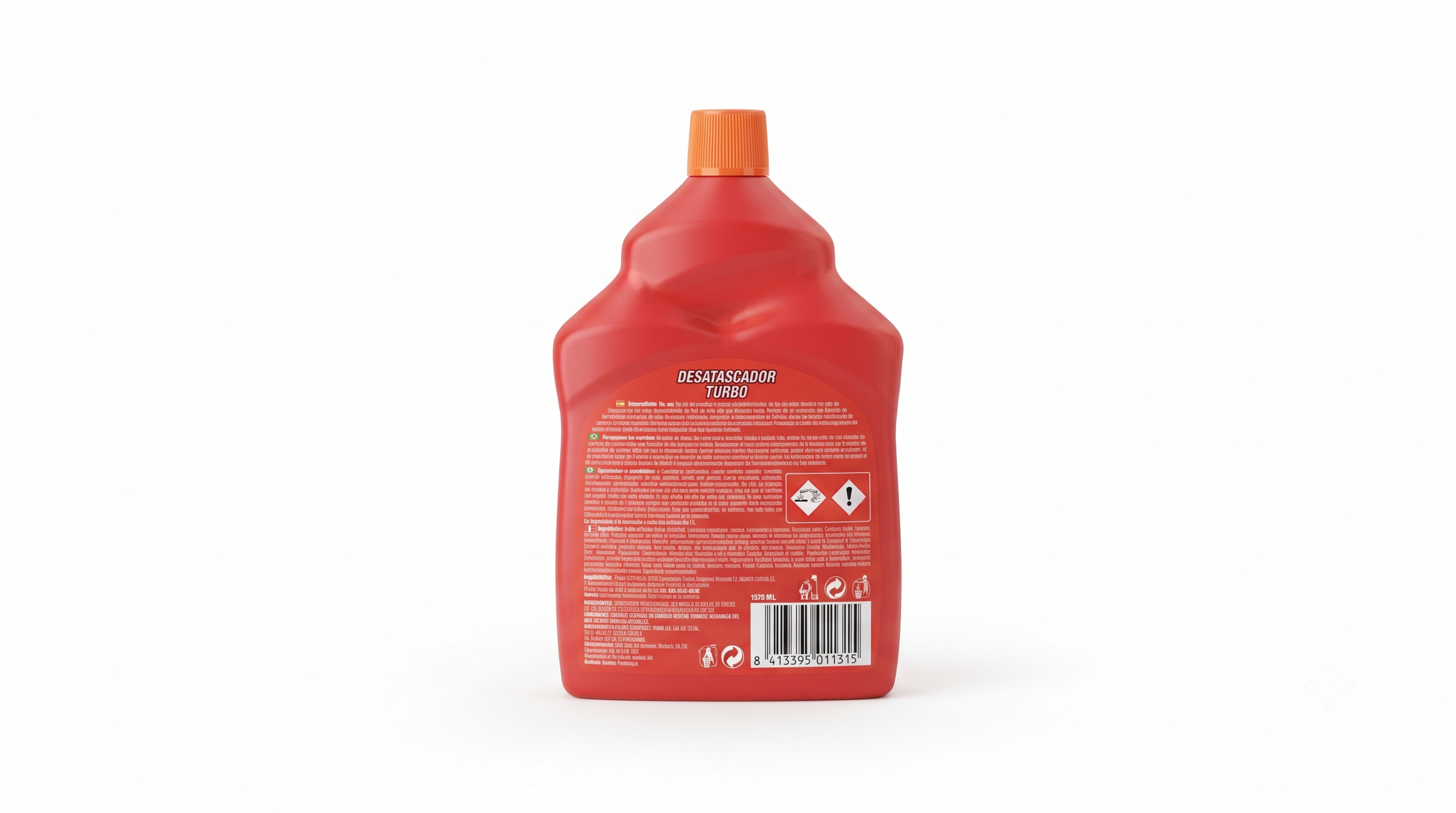 Chubb Desatascador GEL Turbo | 500ML | Caja de 12 | Botella plástico