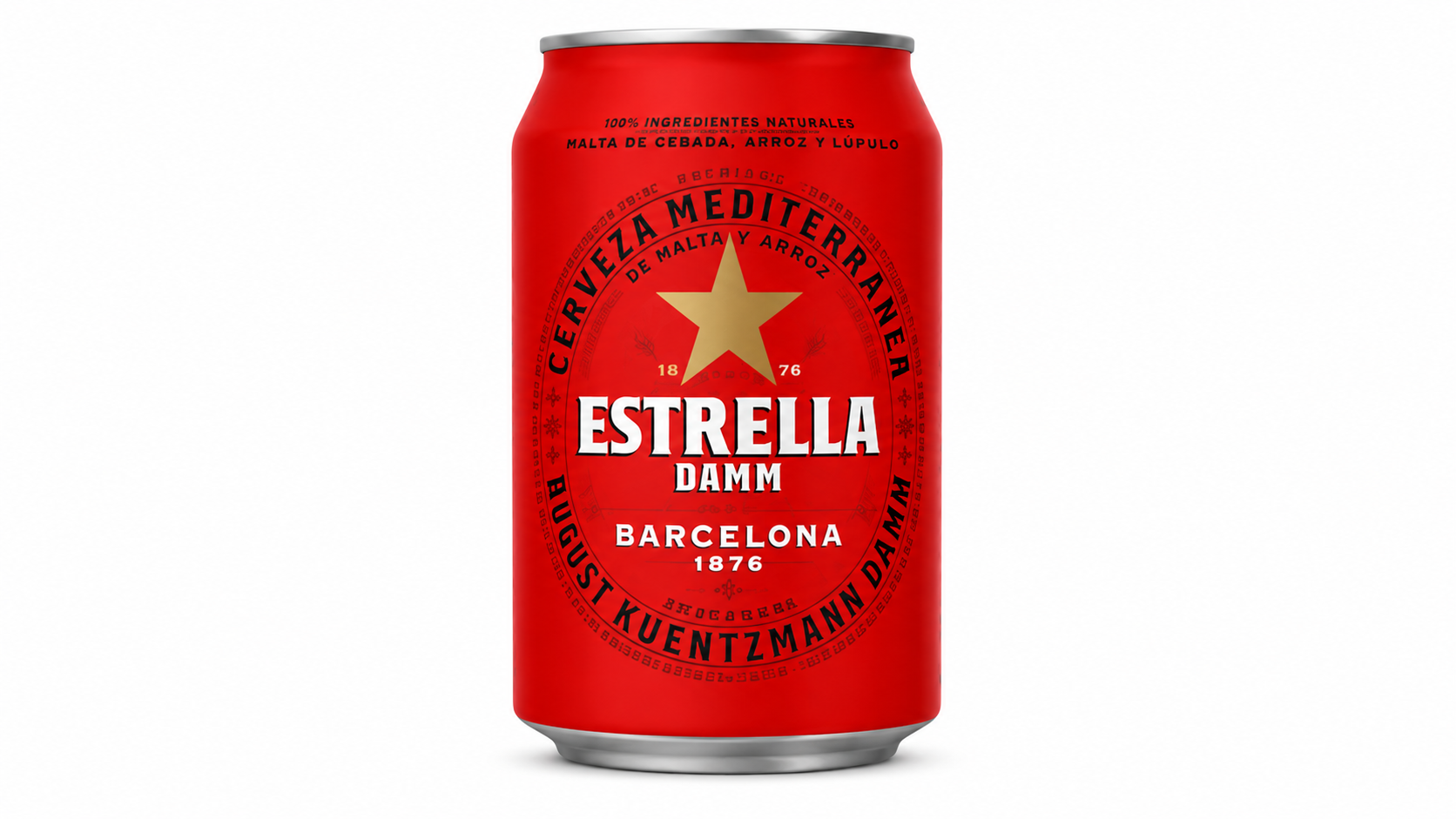 Cerveza Estrella Damm (Rubia) | Caja de 24 Latas (33 cl) - imagen 10
