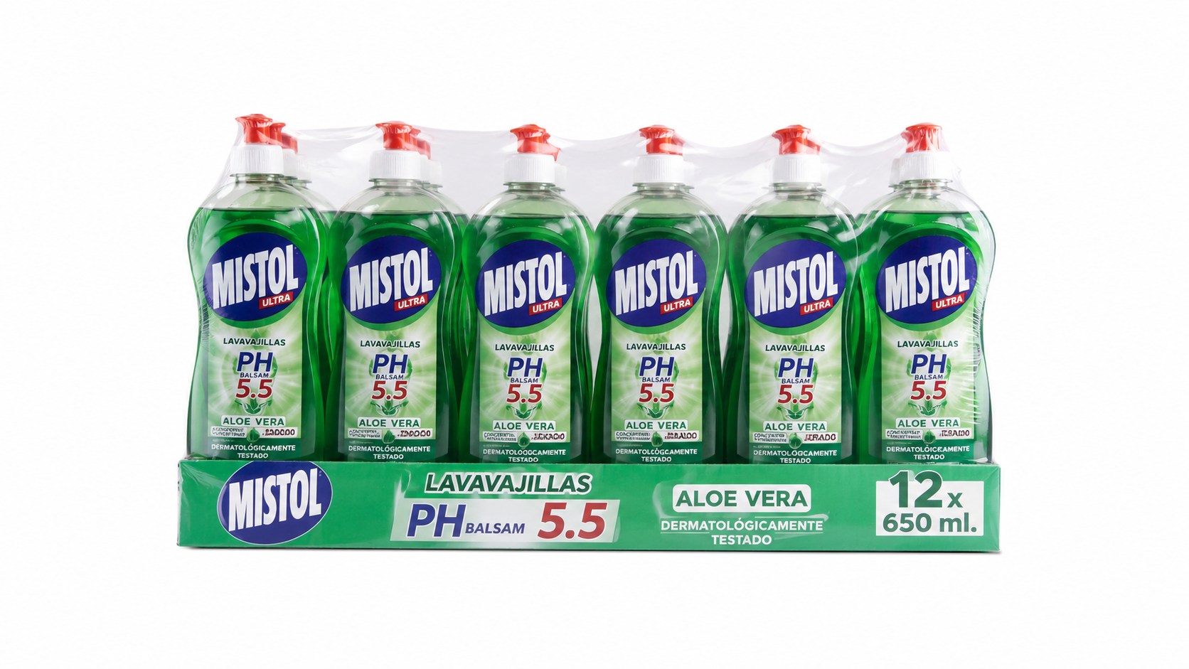 Mistol Ultra VAJ. 650 PH 5.5 ALOE VERA Balsam | Caja de 12