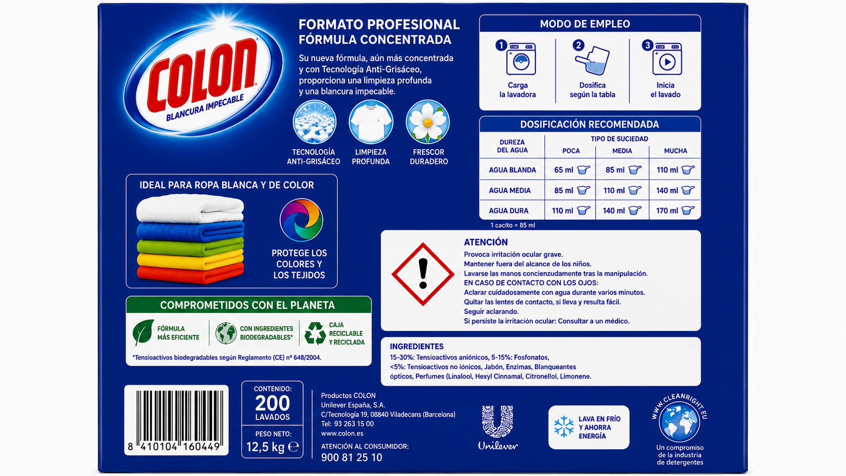 Lavandera Detergente Polvo Flores Silvestres | 12 LAVADOS | Caja de 12 - imagen 15