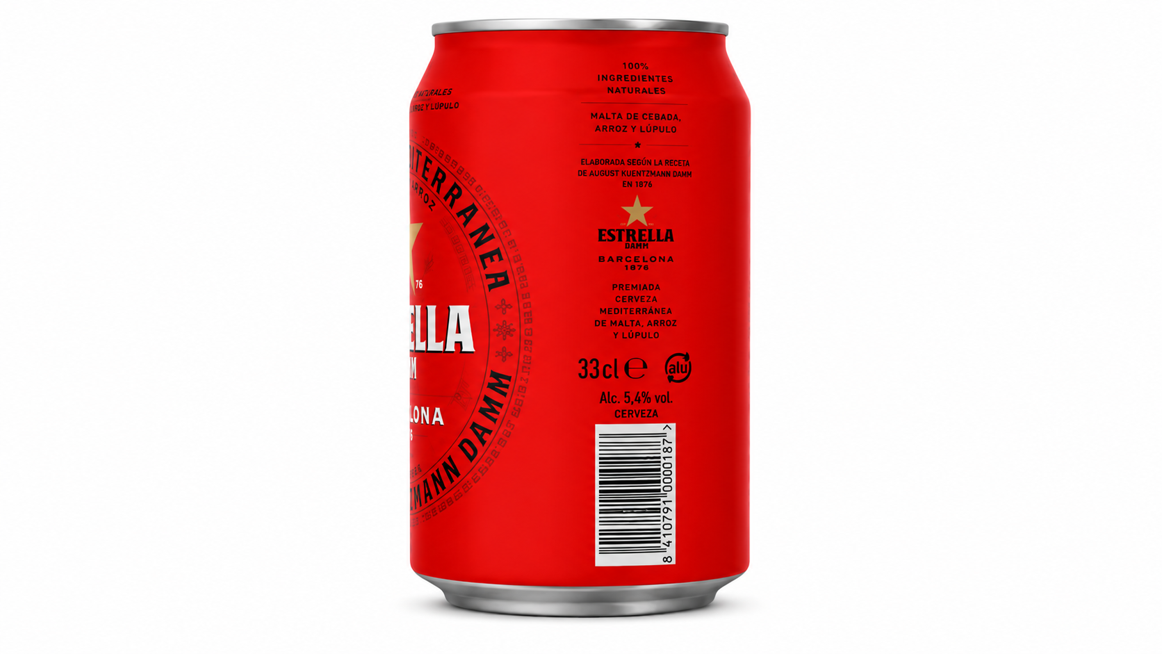 Cerveza Estrella Damm (Rubia) | Caja de 24 Latas (33 cl) - imagen 6