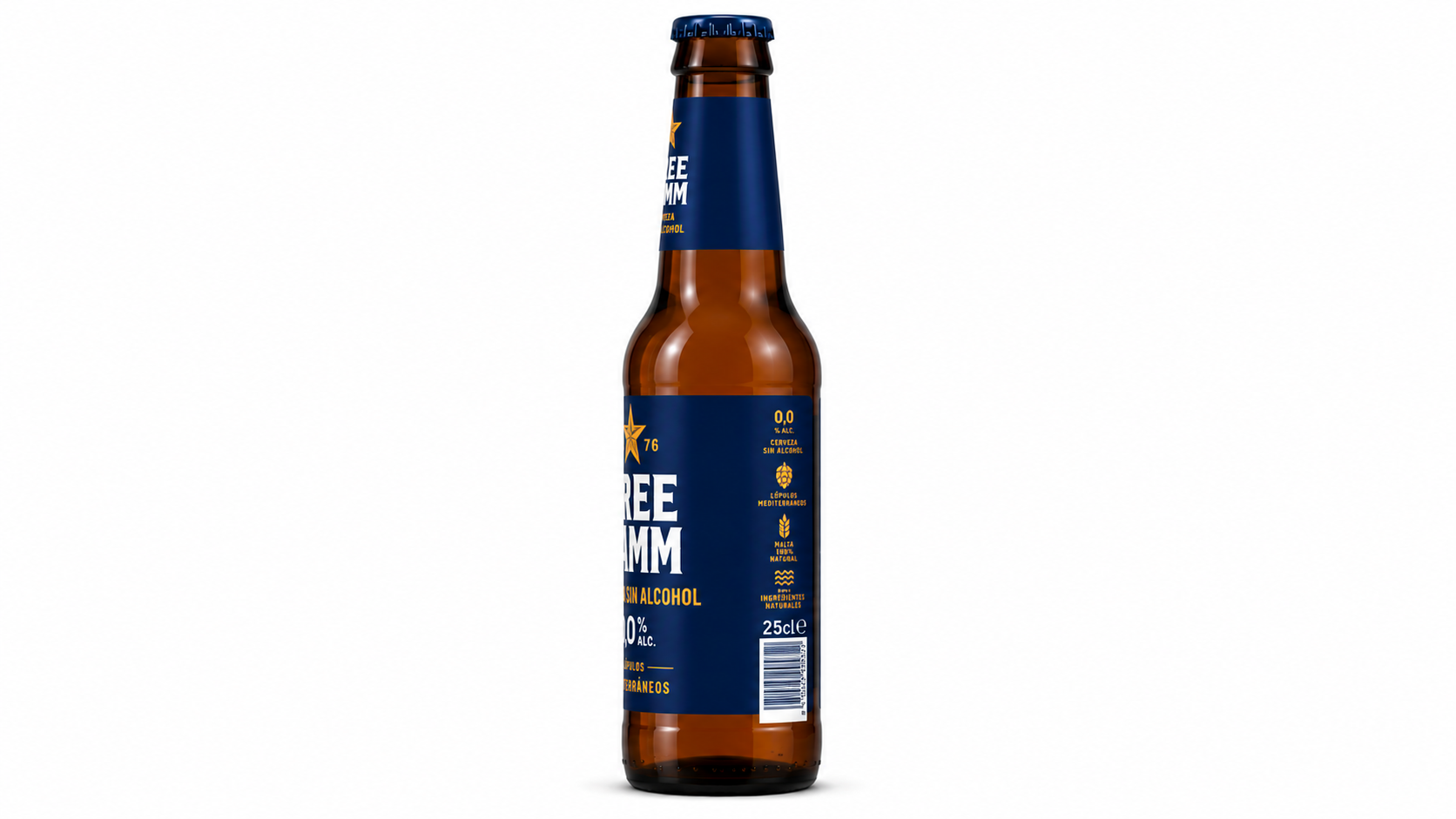 Cerveza Free Damm (Sin Alcohol) | Caja de 24 Botellas (25 cl) - Cristal - imagen 13