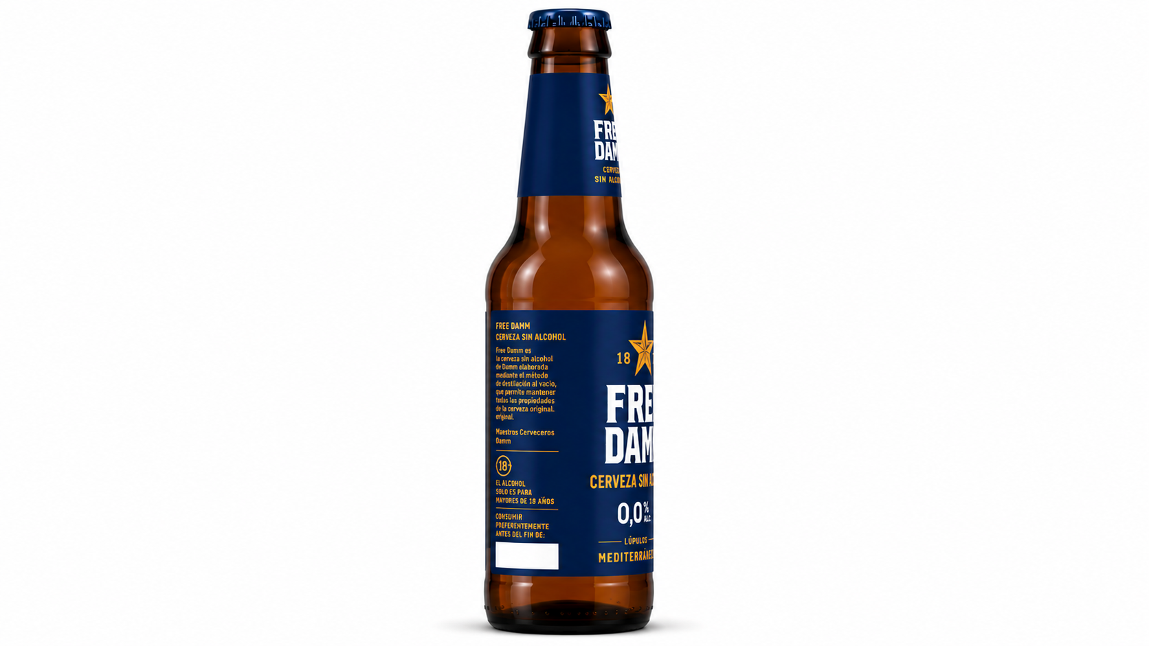 Cerveza Free Damm (Sin Alcohol) | Caja de 24 Botellas (25 cl) - Cristal - imagen 14