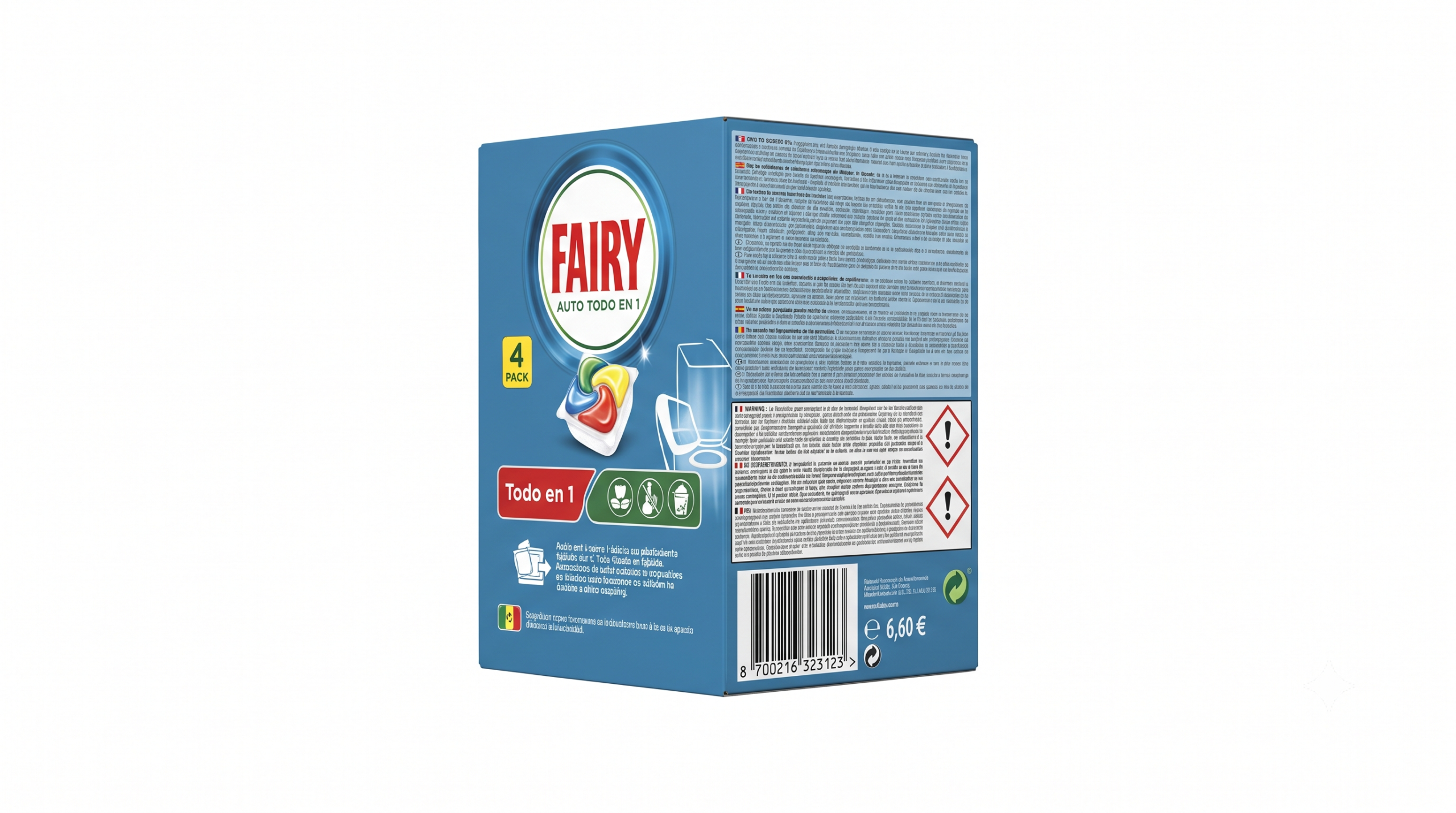 Fairy AUTO TODO EN 1 | Caja de 4 - imagen 3