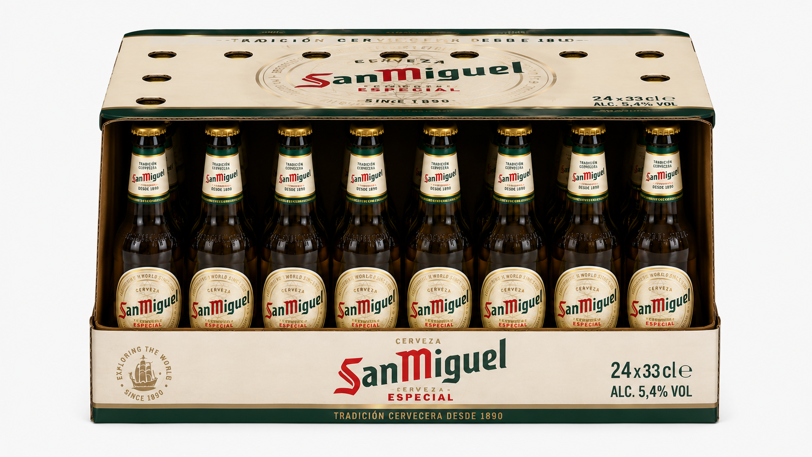 Cerveza San Miguel Especial (Rubia) | Caja de 24 Botellas (33 cl) - Cristal - imagen 11