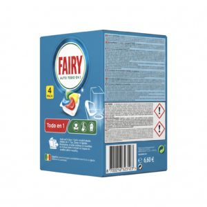 Fairy AUTO TODO EN 1 | Caja de 4