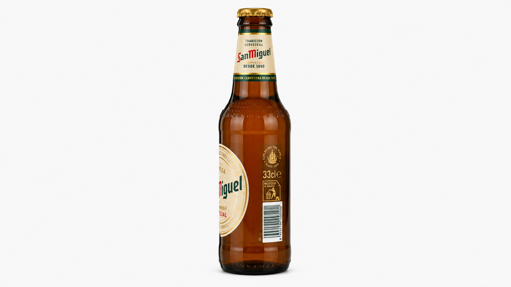 Cerveza San Miguel Especial (Rubia) | Caja de 24 Botellas (33 cl) - Cristal - imagen 7