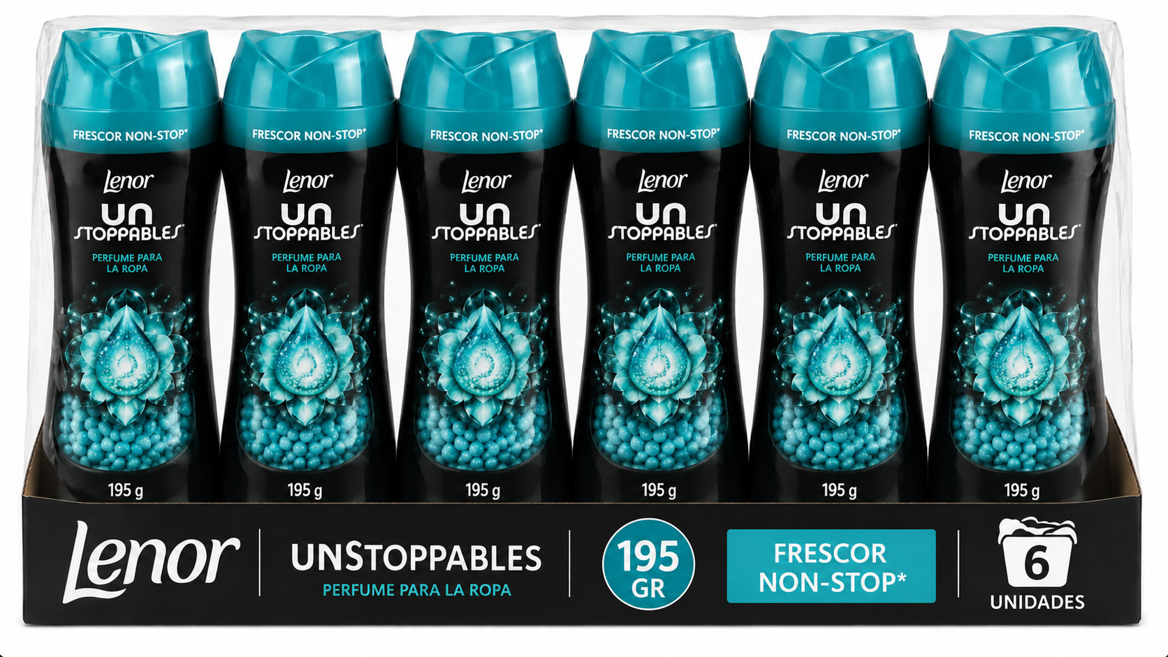 Lenor Unstoppables Perfume PARA LA ROPA | 195 GR | Caja de 6 - imagen 4