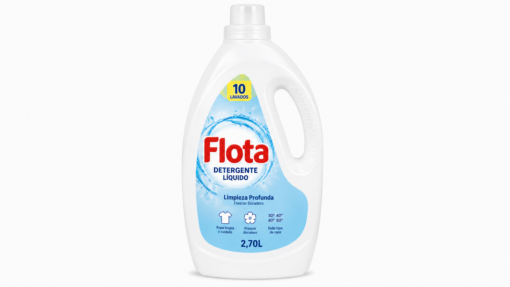 Flota Deterg. Liquido | 10LAV. / 2,70L | Caja de 4 | Botella plástico - imagen 12