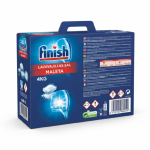 Finish Lavavajill.sal Maleta | 4KG | Caja de 4 | Caja