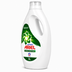 Ariel Basico Deterg.liq | 60 DOSIS / 3L | Caja de 2 | Botella plástico - imagen 2