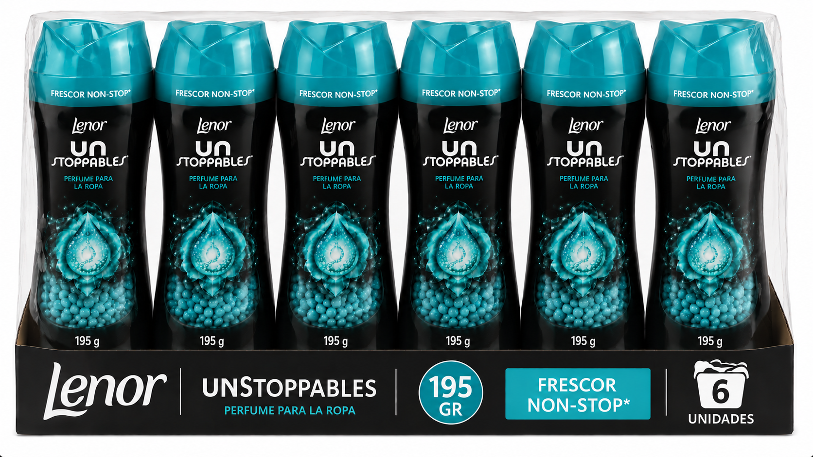 Lenor Unstoppables Perfume PARA LA ROPA | 195 GR | Caja de 6 - imagen 5