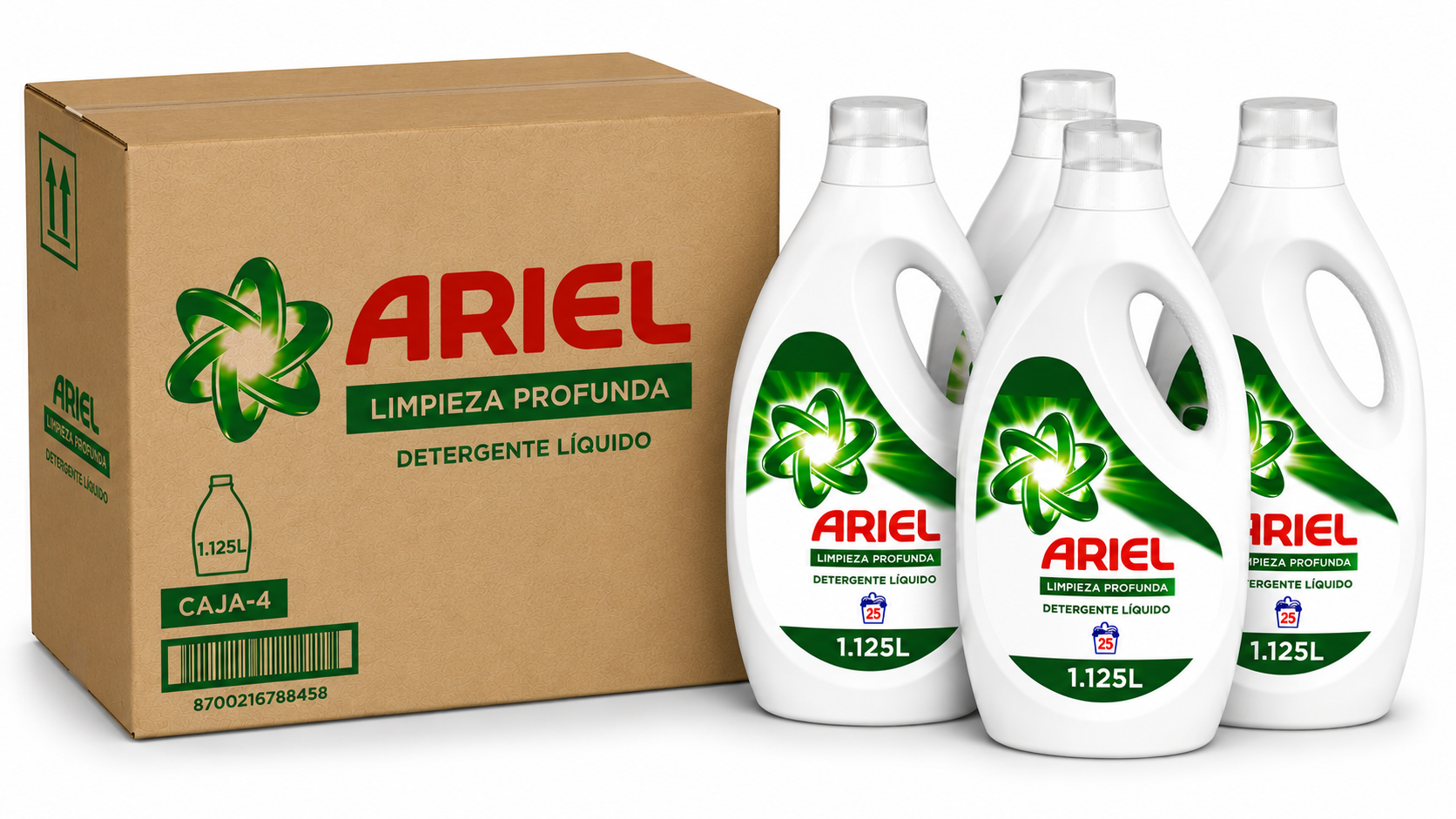 Ariel Detergente Manual | 1 LAVADOS | Caja de 11 - imagen 5