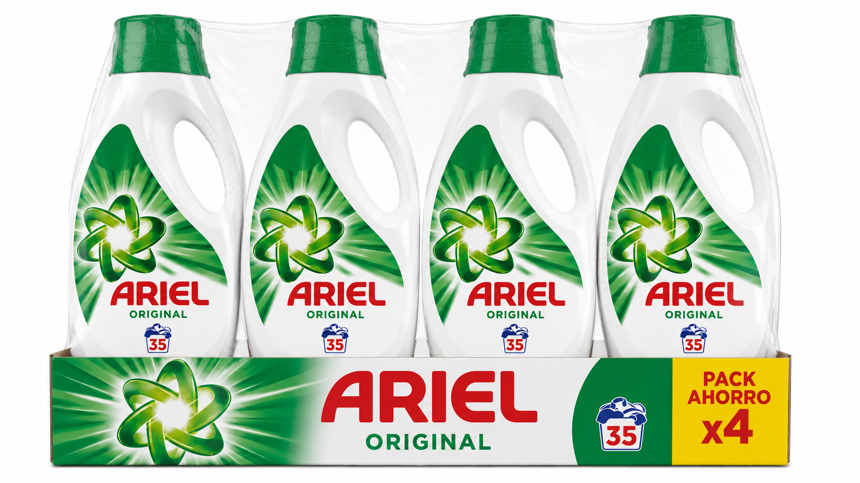 Ariel Original DET LIQ | Caja de 4 | Botella plástico - imagen 9
