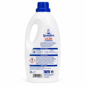 Lavandera .lejia Lavadora | 2 L | Caja de 8 | Botella plástico - imagen 2
