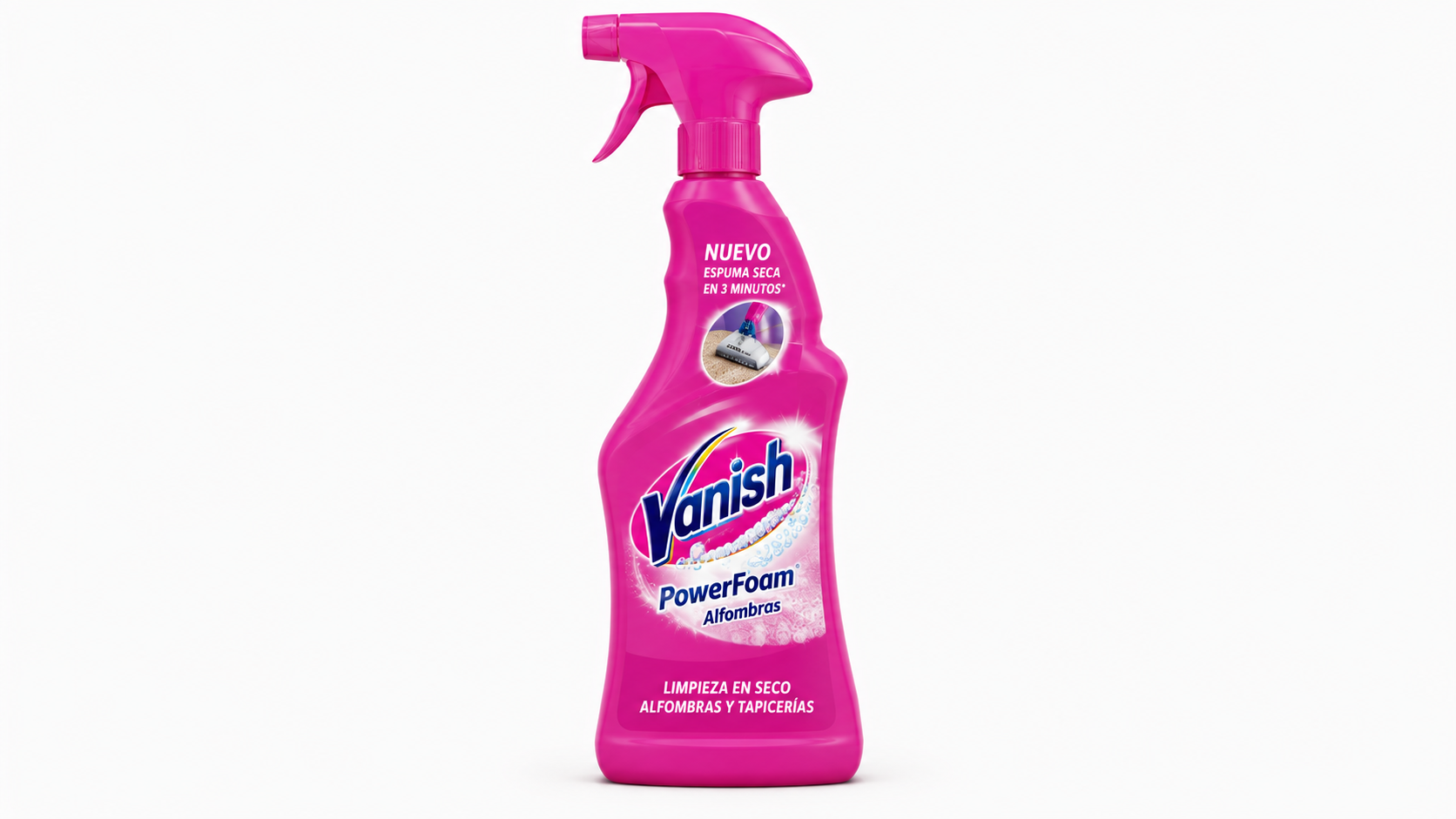 Vanish Limpiador Alfombras Power FOAM Spray | 600 ML | Caja de 6 | Spray - imagen 2