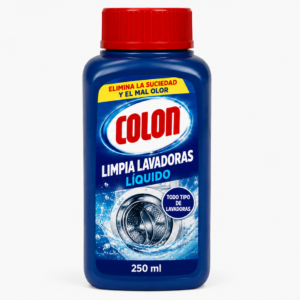 Colon Limpia Lavadoras Liquido | 250 ML | Caja de 6 | Botella plástico