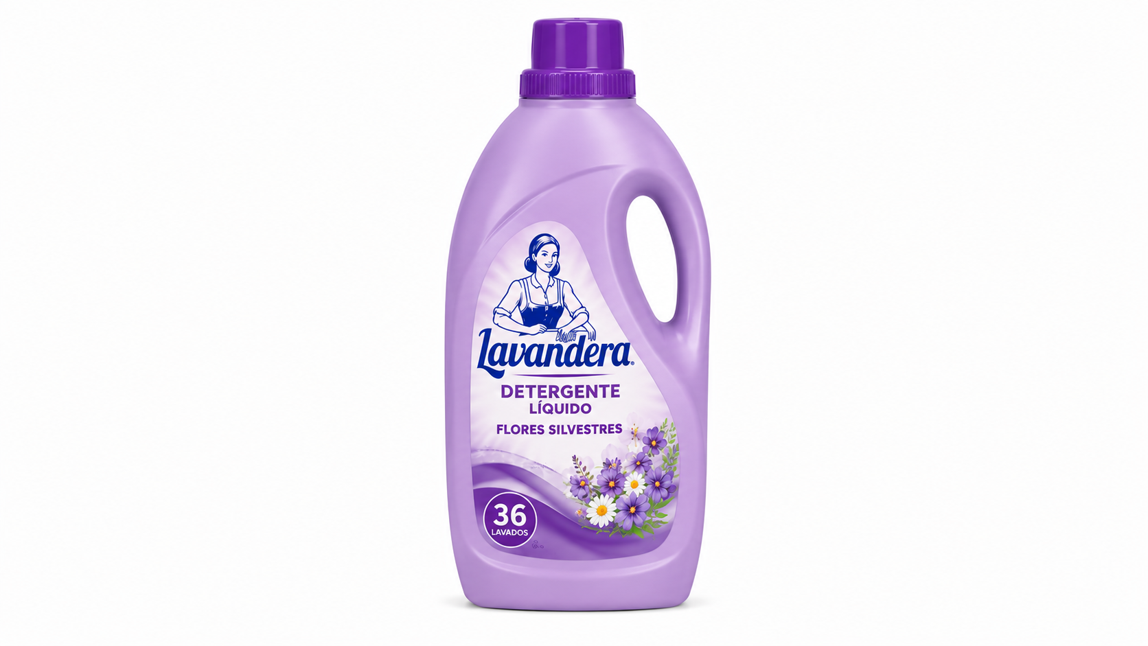 Lavandera Detergente Polvo Flores Silvestres | 12 LAVADOS | Caja de 12 - imagen 5