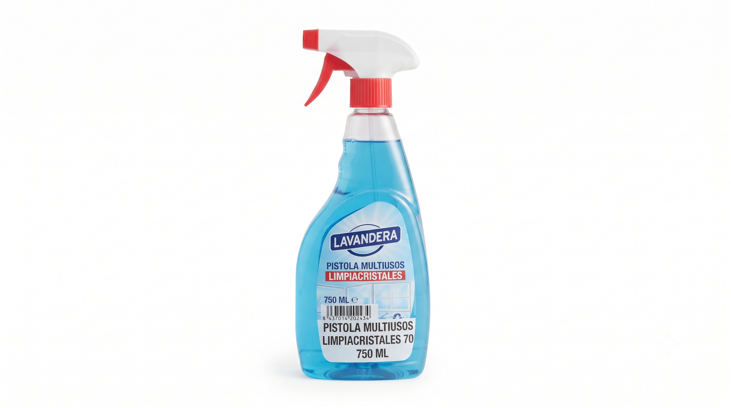 Lavandera Pistola Multiusos Limpiacristales | 750 ML | Caja de 8 | Spray - imagen 2