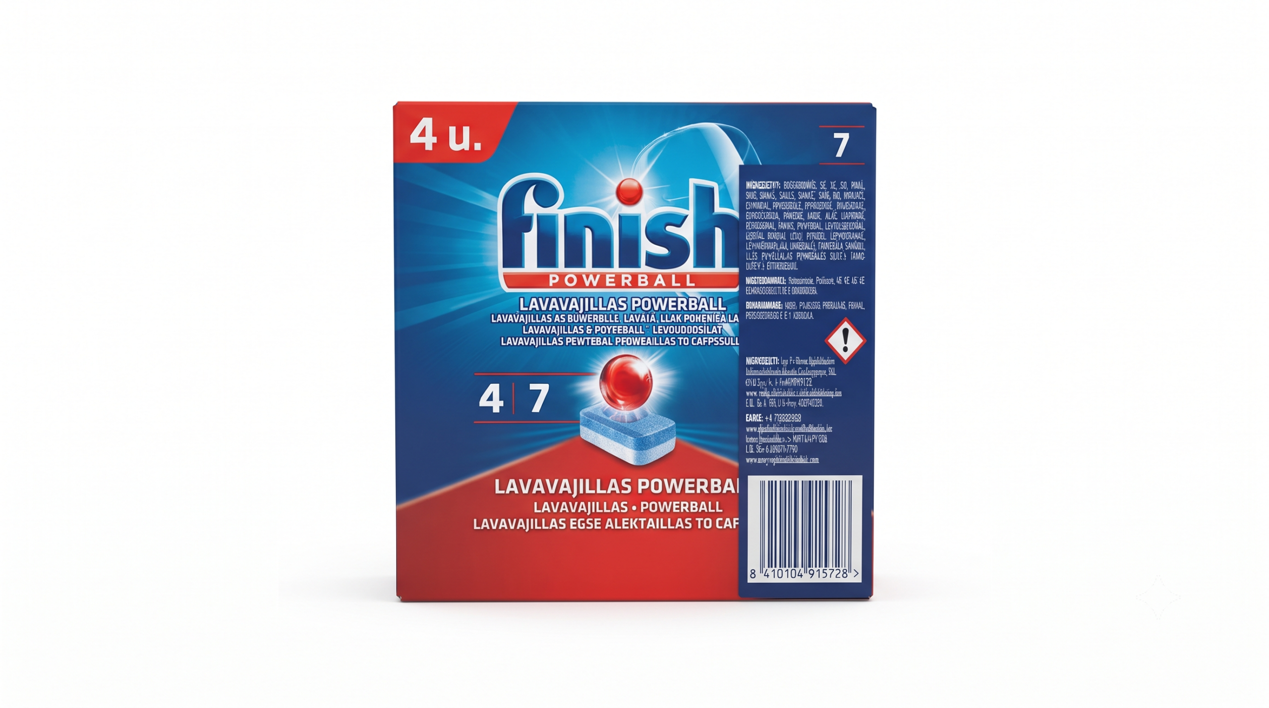 Finish Lavavajill.deterg.ulti MATE | 32UD | Caja de 7