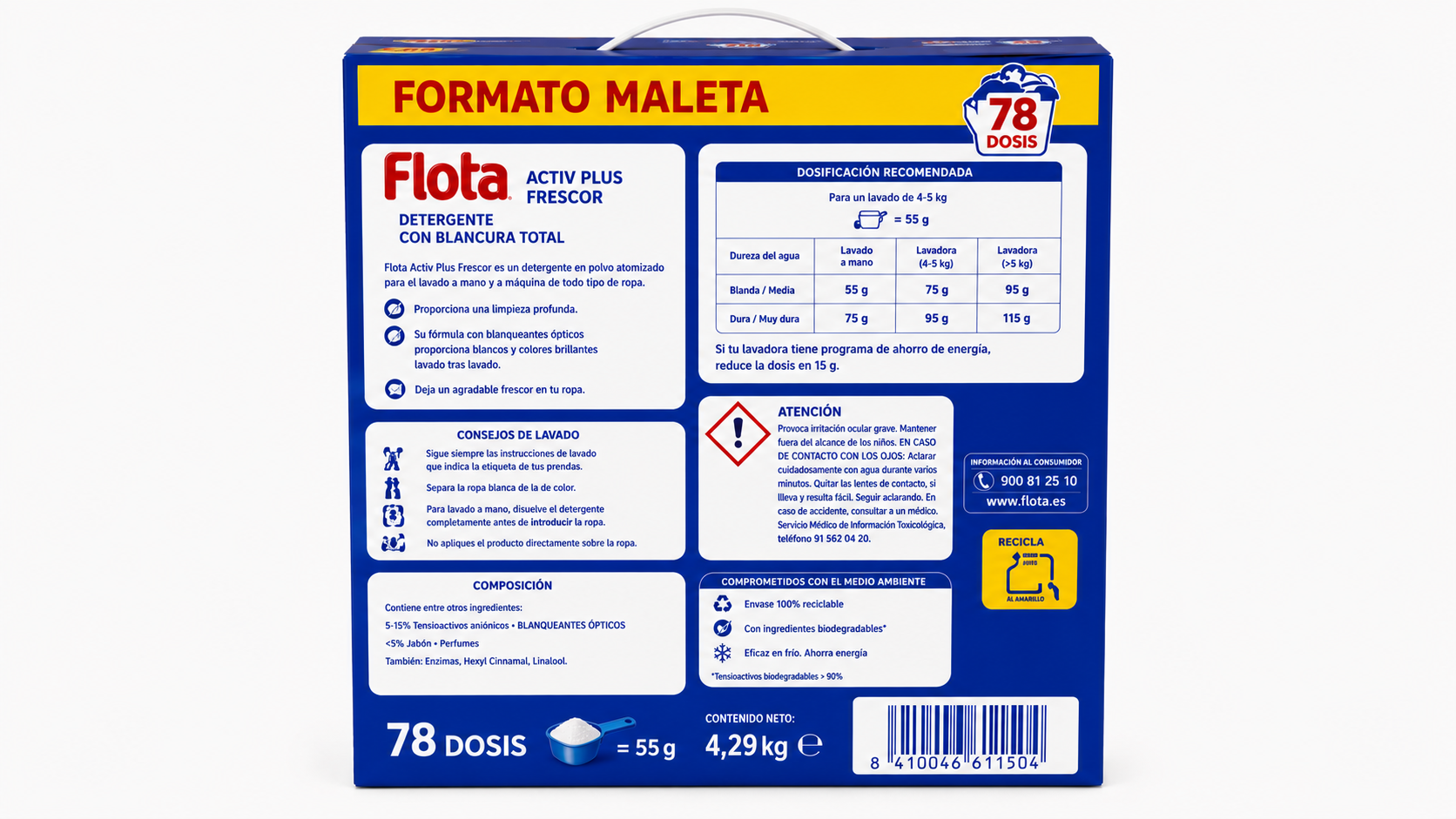 Flota Maleta Polvo Maleta | 78 DOSIS | 1 ud | Caja - imagen 3