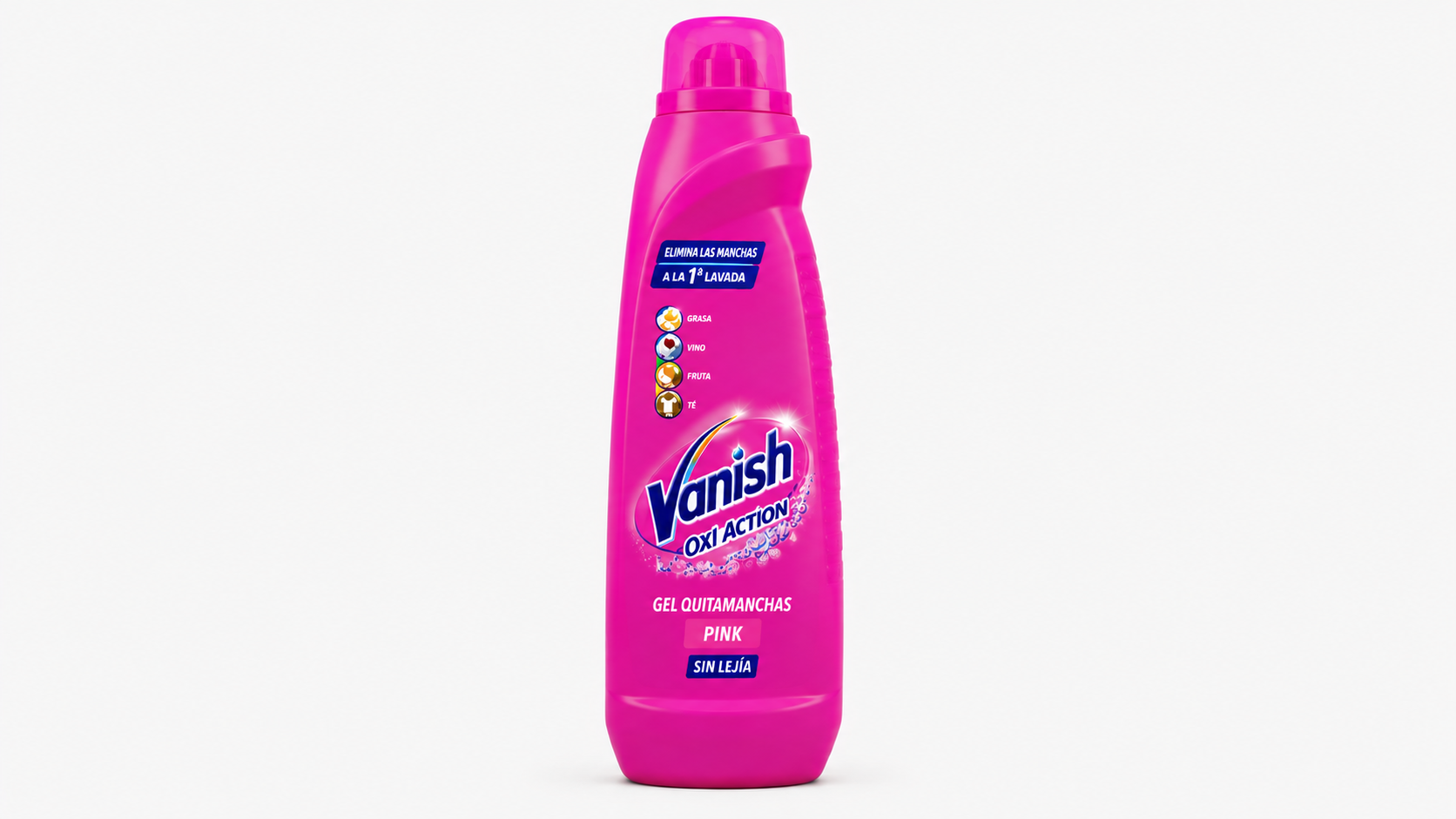 Vanish OXI Action GEL Quitamanchas PINK | 750 ML | Caja de 6 | Botella plástico - imagen 2
