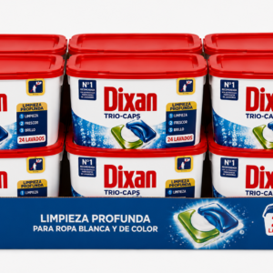 Dixan Trio-caps | 24 UD | Caja de 6 | Bolsa