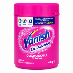 Vanish Quitamanchas OXI Advance EN Polvo | 400G | Caja de 6