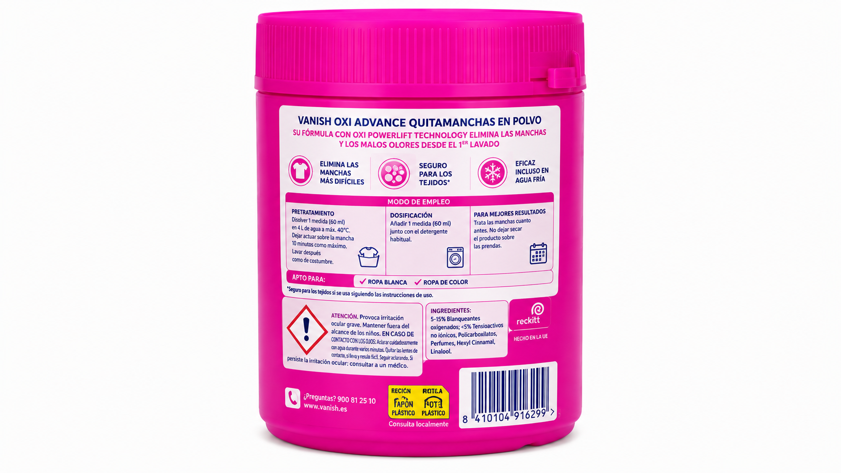 Vanish Quitamanchas OXI Advance EN Polvo | 400G | Caja de 6 - imagen 2