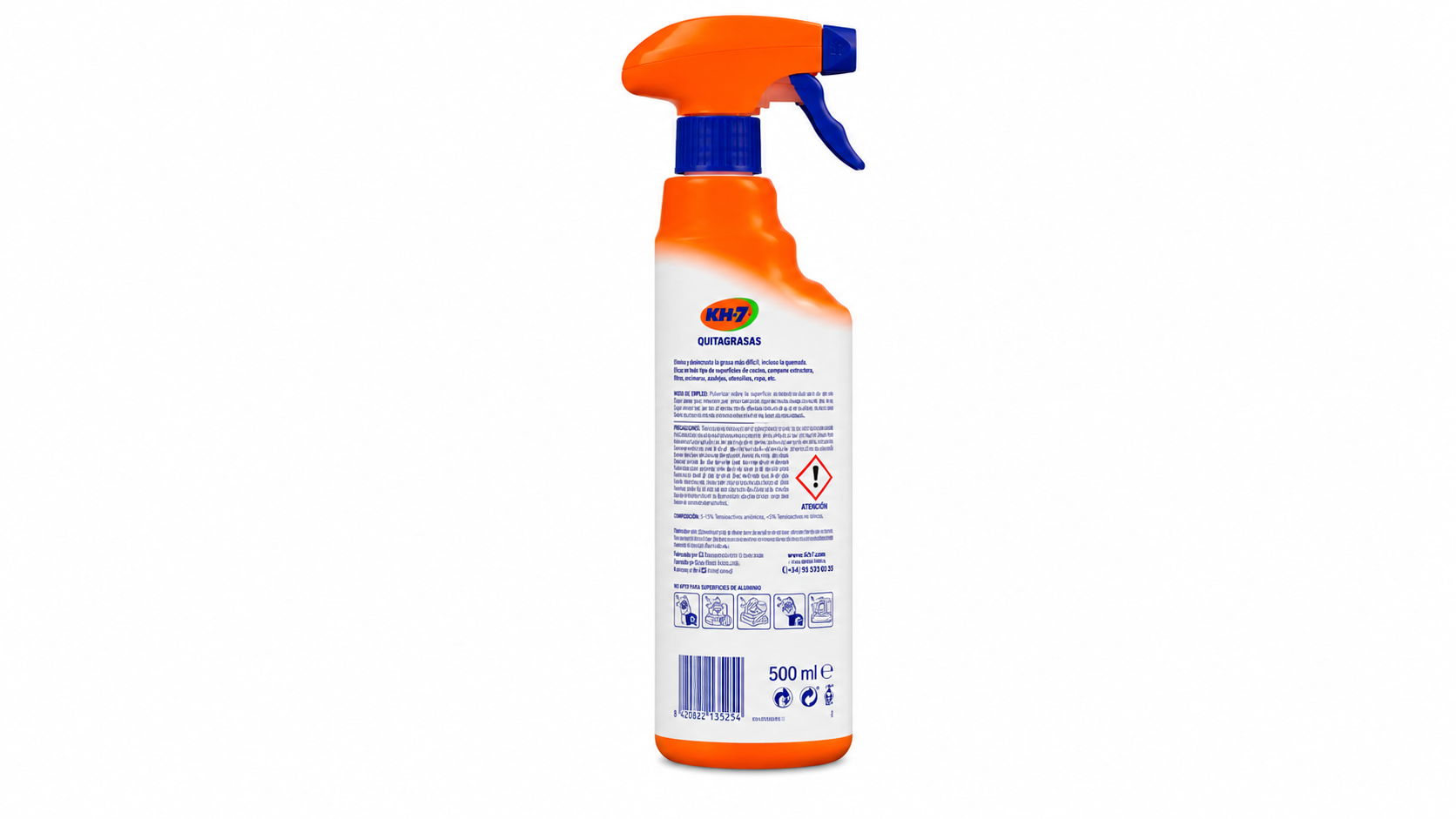 KH-7 Quitagrasas | 500 ML | Caja de 12