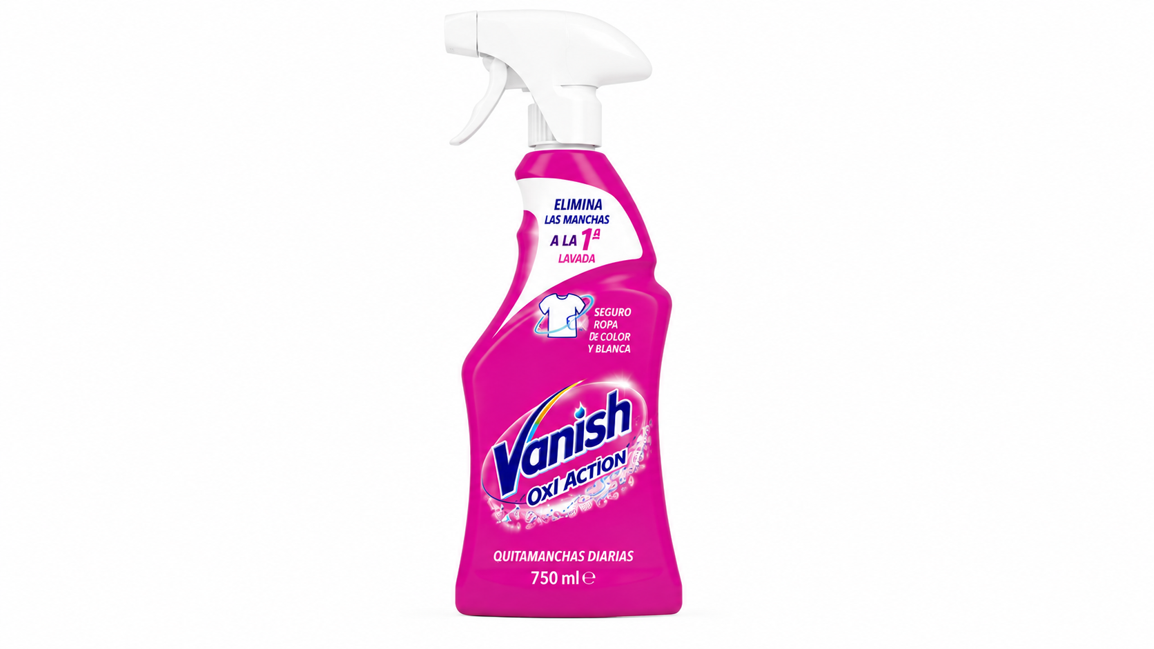 Vanish OXI Action GEL Quitamanchas PINK | 750 ML | Caja de 6 | Botella plástico - imagen 4