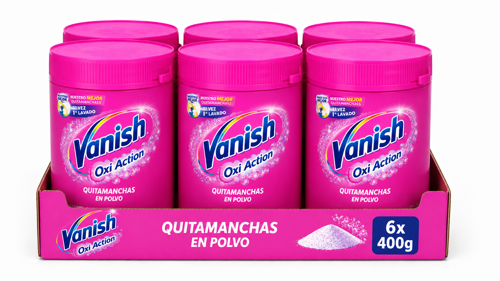 Vanish Quitamanchas OXI Advance EN Polvo | 400G | Caja de 6 - imagen 6