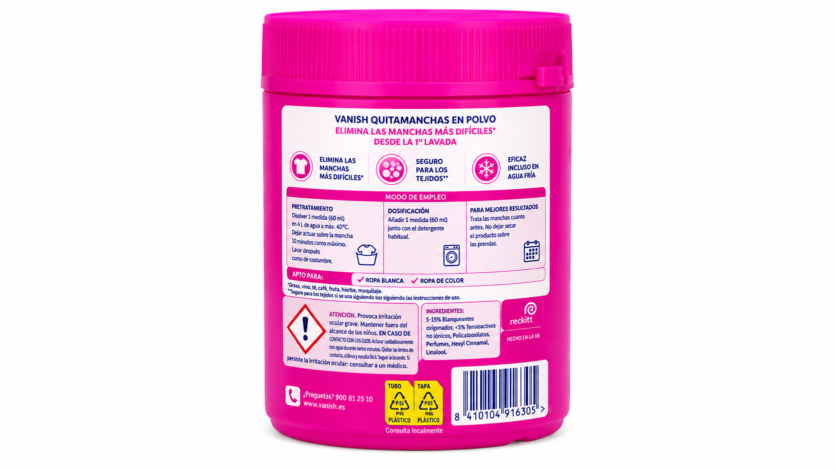Vanish Quitamanchas OXI Advance EN Polvo | 400G | Caja de 6 - imagen 4