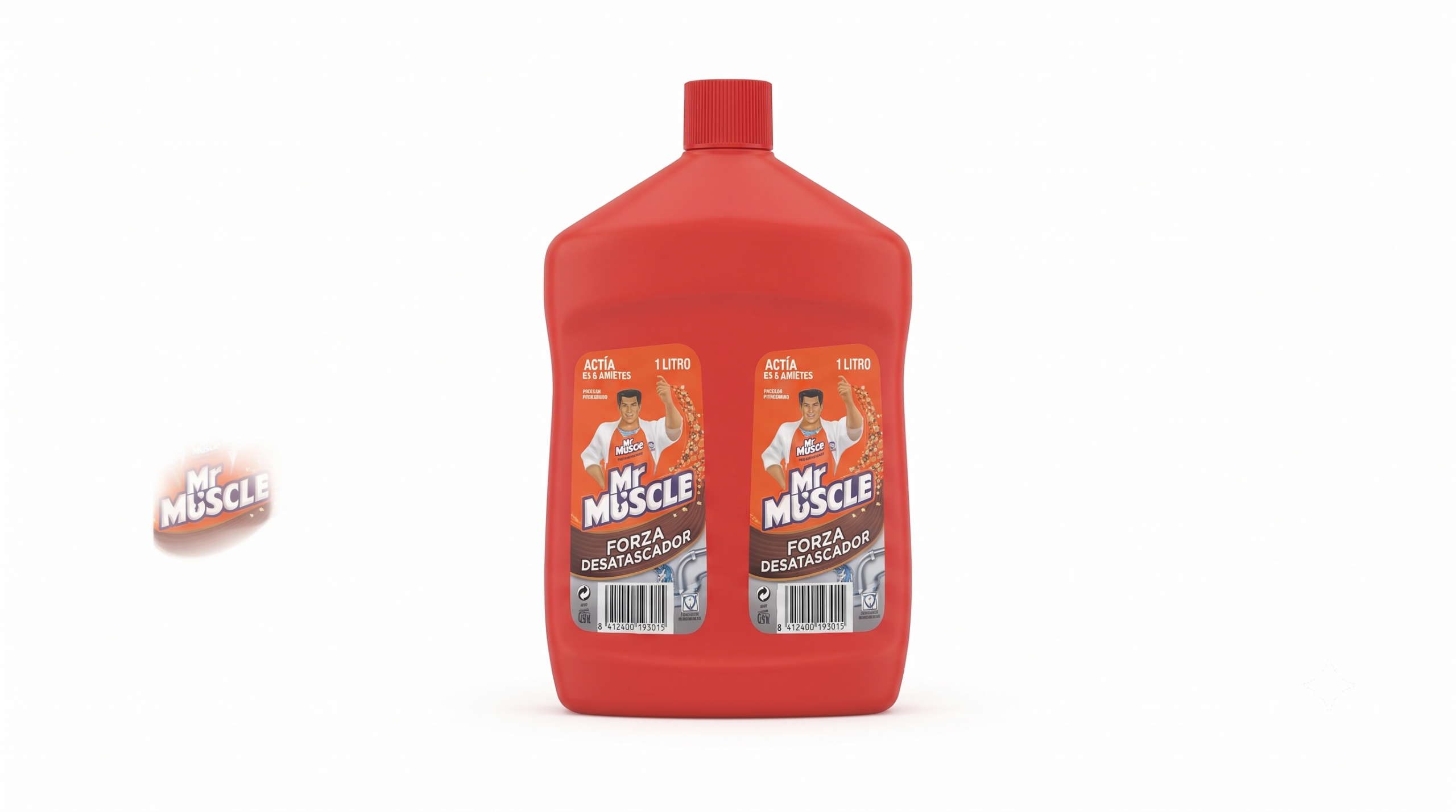 MR Muscle Forza Desatascador | 1 L | Caja de 12